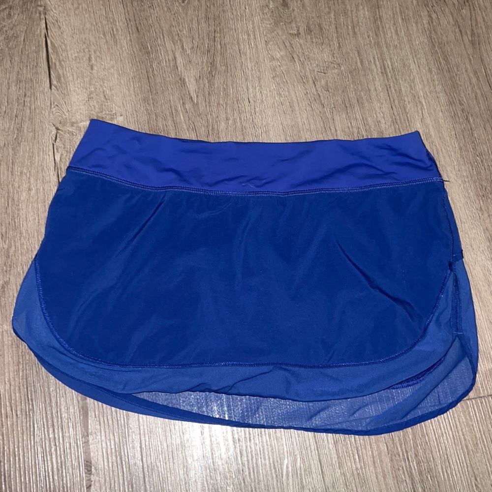 Blue lululemon skirt